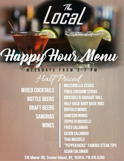 local happy hours near me.